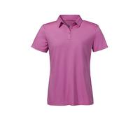 Poloshirt SCHÖFFEL "CIRC Polo Shirt Tauron L", Damen, Gr. 38, 3305, pink, Oberstoff: 100% Polyester, V-Ausschnitt, Shirts (65197510-38) 3305, pink