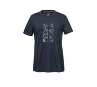 Funktionsshirt SCHÖFFEL "CIRC T Shirt Sulten L", Damen, Gr. 38, 0882, blau, Oberstoff: 100% Polyester, Rundhals, Shirts Funktionsshirt (72317913-38) 0882, blau