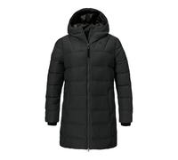 Schöffel Damen Ins Parka Style Boslix WMS, wärmende Winterjacke mit synthetischer Daune, wind- und wasserabweisende Funktionsjacke mit gefütterter Kapuze, black, 36