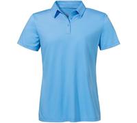 Schöffel Damen Poloshirt Kurzarmshirt T-Shirt CIRC Polo Shirt Tauron, Farbe:Hellblau, Größe:36, Artikel:-8105 Electric Sky