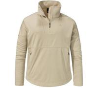 Strickfleece-Pullover SCHÖFFEL "Urban CIRC Fleece Style Baguio WMS", Damen, Gr. 38, 4705, beige, Oberstoff: 100% Polyester, Basic, hoch geschlossener Ausschnitt, Pullover (85174962-38) 4705, beige