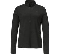 Funktionsshirt SCHÖFFEL "Longsleeve Style Canyfer WMS", Damen, Gr. 36, schwarz (9990, schwarz), Oberstoff: 45% Lyocell (TENCEL™), 31% Wolle (Merinowolle), 22% Nylon, 2% Elasthan, Basic, V-Ausschnitt,