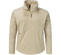Strickfleece-Pullover SCHÖFFEL "Urban CIRC Fleece Style Baguio WMS", Damen, Gr. 38, 4705, beige, Oberstoff: 100% Polyester, Basic, hoch geschlossener Ausschnitt, Pullover (85174962-38) 4705, beige