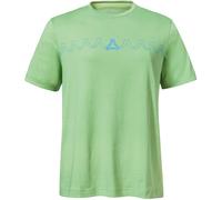 Funktionsshirt SCHÖFFEL "T Shirt Style Elmori WMN", Damen, Gr. 38, 6175, grün, Oberstoff: 60% Baumwolle, 40% Polyester, Rundhals, Shirts Funktionsshirt (85029031-38) 6175, grün