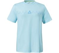 Funktionsshirt SCHÖFFEL "T Shirt Style Elmori WMN", Damen, Gr. 36, 8015, blau, Oberstoff: 60% Baumwolle, 40% Polyester, Rundhals, Shirts Funktionsshirt (21548340-36) 8015, blau