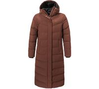 Parka SCHÖFFEL "Urban Down Coat Style Vindave WMS", Damen, Gr. 44, braun (4805, braun), Oberstoff: 100% Polyester; (Membran: Thermoplastisches Polyurethan); Futter: 100% Polyester; ENTHÄLT NICHTTEXTIL
