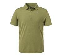 Schöffel Herren CIRC Polo Shirt Tauron M, kreislauffähiges Wandershirt, schnell trocknendes, leichtes Poloshirt mit Fast 100% Recyclingfähigkeit, solid Olive, 50