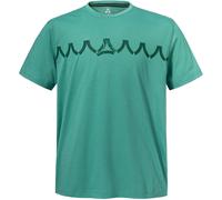 Funktionsshirt SCHÖFFEL "T Shirt Style Elmori MEN", Herren, Gr. 56, 6405, grün, Oberstoff: 60% Baumwolle, 40% Polyester, Rundhals, Shirts Funktionsshirt (97823364-56) 6405, grün