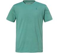 Funktionsshirt SCHÖFFEL "T Shirt Hohberg M", Herren, Gr. 56, 6405, grün, Oberstoff: 60% Baumwolle, 40% Polyester, Rundhals, Shirts Funktionsshirt (42981318-56) 6405, grün