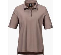 Schöffel Jersey Polo Style Calmay Damen Poloshirt, lila 40