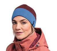 Schöffel Mütze (Beanie) Schattwald Knitted Hat - weinrot/blau, Größe OneSize