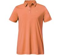 Schöffel Ramseck Polo Damen T-Shirts orange Größe XS Camping Schnell trocknend Lyocell (Tencel™)