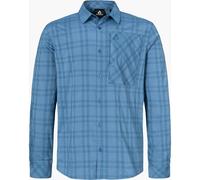 Schöffel Outdoorhemd Shirt Style Fraris MEN - Herren V‑Ausschnitt, 81% Polyester, Blau Gr. 56