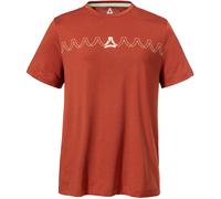 Schöffel Funktionsshirt Style Elmori WMN – 60% Baumwolle/40% Polyester, Rundhals – Gr. 40 (L), rot
