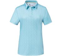 Schöffel Style Fraydo Polo Damen T-Shirts blau Größe 3XL Trekking Elastisch
