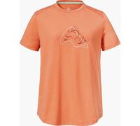 Schöffel Damen Funktionsshirt T-Shirt Haberspitz L Rundhals Apricot Glow Gr. 38