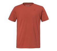 Funktionsshirt SCHÖFFEL "T Shirt Hohberg M", Herren, Gr. 56, 5590, rot, Oberstoff: 60% Baumwolle, 40% Polyester, Rundhals, Shirts Funktionsshirt (27699519-56) 5590, rot