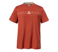 Schöffel Funktionsshirt Style Elmori WMN – 60% Baumwolle/40% Polyester, Rundhals – Gr. 40 (L), rot