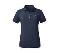 Schöffel Damen Polo CIRC Tauron L – schnell trocknend, kreislauffähig – Navy Blazer 48