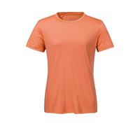 Schöffel Funktionsshirt Damen CIRC T Shirt Tauron L – Rundhals, 100% Polyester – Gr. 42 Apricot Glow