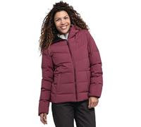 Schöffel Winter-Daunenjacke Urban Down Style Vindave Jacket (winddicht, 4-Wege-Stretch) weinrot Damen, Größe 48
