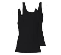 SCHÖLLER 2er Pack Damen Achseltop Baumwolle-Elasthan 51121-26-580 Gr. Numeric_48 in Schwarz