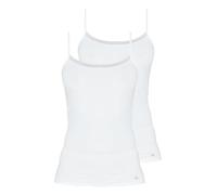 SCHÖLLER 2er Pack Damen Unterhemd Baumwolle-Elasthan 51130-26-581 Gr. 38 in Weiss