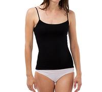 SCHÖLLER 3er Pack Damen Spaghettiträger-Unterhemd I Damen Top I 51181-41-582 I Größe 46 I Farbe Schwarz