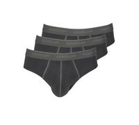 SCHÖLLER 3er Pack Herren Slip Baumwolle-Elasthan 10301-42-415 Gr. XL in Anthracite-Grey