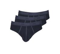 SCHÖLLER 3er Pack Herren Slip Baumwolle-Elasthan 10302-42-415 Gr. 6 in Dark Ink-Indigo