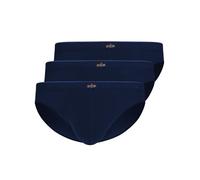 SCHÖLLER 3er Pack Herren Slip Baumwolle-Elasthan 821-42-425 Gr. M in deep sea Blue