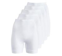 SCHÖLLER 5er Pack Damen Normalbeinschlüpfer Baumwolle Supergekämmt 58010-47-013 Gr. 44 in Weiss