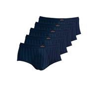 SCHÖLLER 5er Pack Herren Slip mit Eingriff Baumwolle 170-45-420 Gr. L in Neptune Blue-Blue Grey