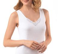 SCHÖLLER Damen Achselhemd 2er Pack I 58509-26-500 I Größe 42 I Farbe Weiß