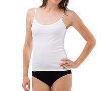 Schöller Damen Spaghettiträger-Unterhemd 3er Pack - 51140-44-520 - Größe 38 - Farbe Weiß