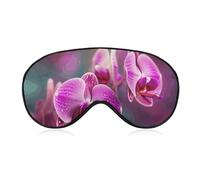 Schöne Blumen-Schlafmaske mit verstellbarem Riemen, bequeme und weiche Augenmaske zum Schlafen, Lichtblockierung, leichte und atmungsaktive Augenabdeckung für Männer und Frauen