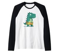 Schöne Cartoon-Dinosaurier-Badeshorts für Jungen und Mädchen Raglan
