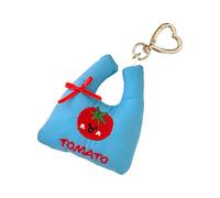 Schöne Einkaufstasche, Plüsch-Schlüsselanhänger für passende Taschen und Stile, für den täglichen Gebrauch, tragbar, bezaubernde Dekorationen, weicher Plüsch-Schlüsselanhänger, Einkaufstaschen-Charm