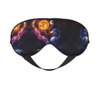 Schöne Galaxie-Druck, weiche Verdunkelungs-Augenmaske, Reise-Augenmaske, Seitenschläfer-Augenabdeckungen, Schlaf-Augenmaske für Männer und Frauen