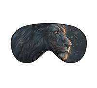 Schöne Löwenbilder, Schlafmaske für Damen und Herren, Seitenschläfer-Augenabdeckung mit verstellbarem Riemen, weich, atmungsaktiv, Verdunkelung, rutschfest, tiefer Schlaf, Reisezubehör