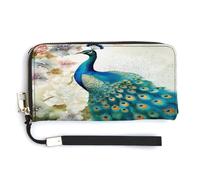 Schöne modische Einkaufstasche mit Pfauen- und Blumenmuster, Designer-Schulterhandtaschen, Hobo-Tasche, niedliche Aufbewahrungstasche für Damen, Stil, 20 x 10,5 cm, Stil:, 20.0*10.5cm