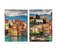 Schöne Reisepasshülle aus Italien, ultradünn, PU-Leder, Reisedokumenten-Organizer, kompakt, Premium, internationaler US-Pass, Schutzhülle für Damen und Herren