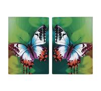 Schöne Reisepasshülle mit Schmetterlings-Motiv, Reisepasshülle für Reisen, Reisepass, Kartenschutz, Brieftasche, RFID-blockierend, Leder-Kartenetui für Damen und Herren, schöner Schmetterling,