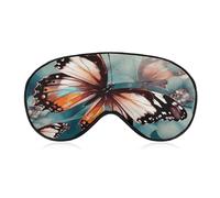 Schöne Schmetterlings-Augenmaske, Schlafmaske, Augenmasken für Schlafmasken für Damen und Herren, Schlafmaske, Reiseaugenmaske, Schlafmaske, Verdunkelung, lustige Schlafmaske, niedliche Schlafmaske