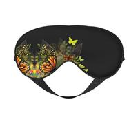 Schöne Schmetterlings-Schlafmaske, elastisches Band, Reisen und Nickerchen, weiche Augenabdeckung für Reisen, Yoga, Nickerchen