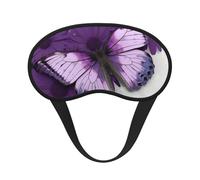 Schöne Schmetterlings-Schlafmaske für Seitenschläfer, verdunkelnde Augenmaske für Damen und Herren, Nulldruck-Schlafmasken, weiche, atmungsaktive Augenabdeckung, bequeme Augenbinde, Lidschatten für