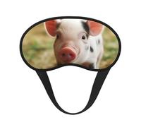 Schöne Tier-Schlafmaske für Damen und Herren, Augenmaske zum Schlafen, lichtblockierend, Schlafmaske mit elastischem Band, Augenbinde für Flugschläfer, weich, atmungsaktiv, Reiseaugenabdeckung für