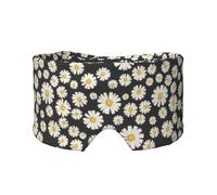 Schöne weiße Gänseblümchen, Vollständige Augenabdeckungen, lichtblockierende Augenmaske, Schlafaugen- und Ohrenschützer