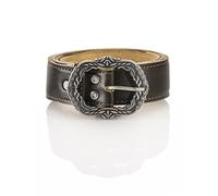 Schöneberger Trachten Couture Herren Trachtengürtel Toni aus Wildbockleder - Echtleder Gürtel für Lederhosen, jedes Oktoberfest, Freizeit Ledergürtel Toni (100, Nappa)