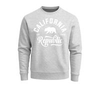Schöner California Republic Herren Pullover Sweatshirt - California grau XS